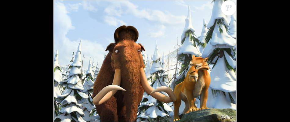 Manny et Diego dans L'Âge de Glace. - Purepeople