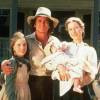 "La Petite maison dans la prairie" : Karen Grassle, Melissa Gilbert, Melissa Sue Anderson, Michael Landon, Sidney Greenbush