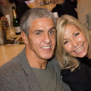 Samy Naceri et Natty Belmondo - Inauguration de la 3e édition "Jours de Fêtes" au Grand Palais à Paris le 17 décembre 2015.