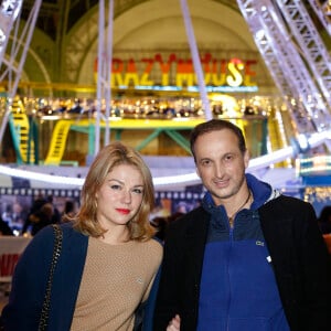 Michel Ferracci et sa femme Emilie Dequenne - Inauguration de la 3e édition "Jours de Fêtes" au Grand Palais à Paris le 17 décembre 2015.