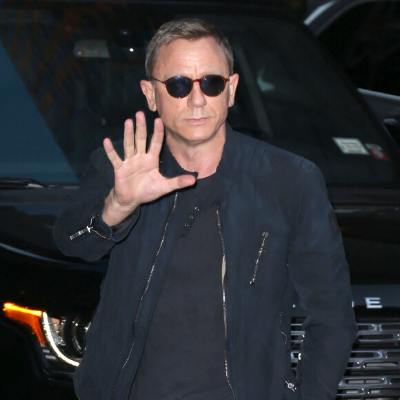 Daniel Craig se rend sur l'émission "The Late show" à New York le 4 novembre 2015.