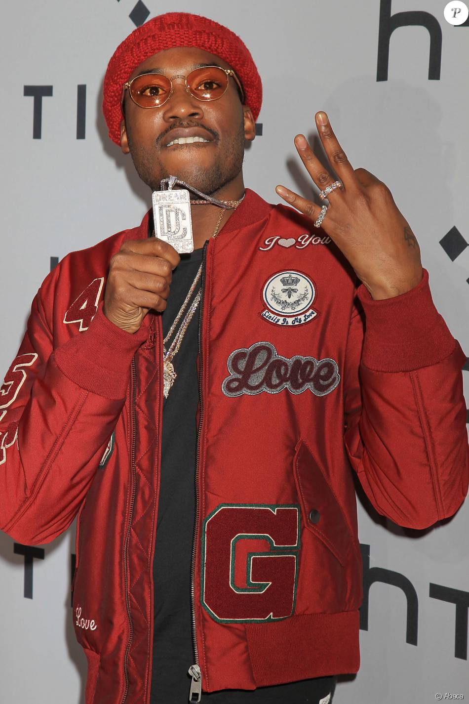Meek Mill au Barclays Center à New York, le 20 octobre 2015. Purepeople