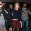 Taylor Swift arrive à l'aéroport de LAX à Los Angeles le jour de son anniversaire, le 13 décembre 2015
