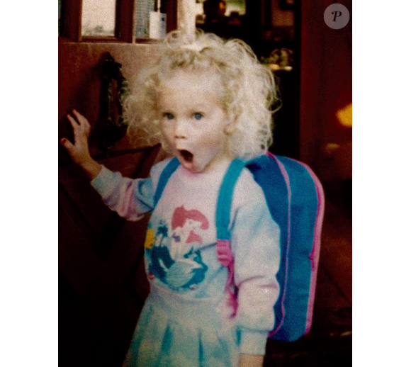 Taylor Swift a posté une photo d'elle enfant sur sa page Instagram au mois de décembre 2015.
