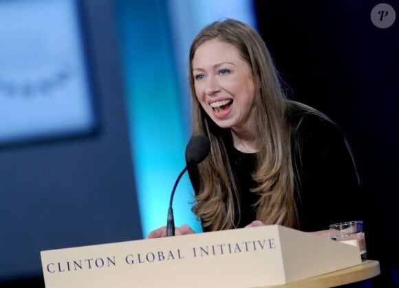 Chelsea Clinton lors de la réunion annuelle Clinton Initiative 2015 à New York le 29 septembre 2015