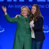 Hillary Clinton et sa fille Chelsea lors du Meeting of Clinton Global Initiative University au BankUnited Center de Coral Gables, le 7 mars 2015
