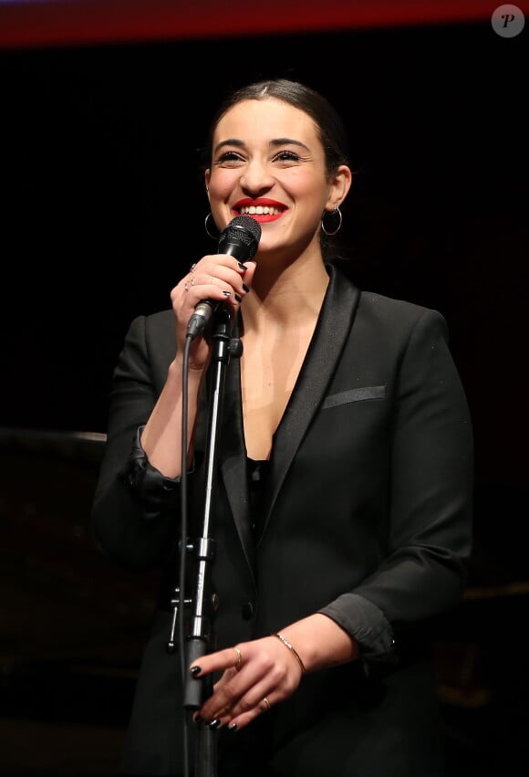 Camélia Jordana - Remise du prix Lumière à Martin Scorsese lors du festival Lumière 2015 (Grand Lyon Film Festival) à Lyon. Le 16 octobre 2015