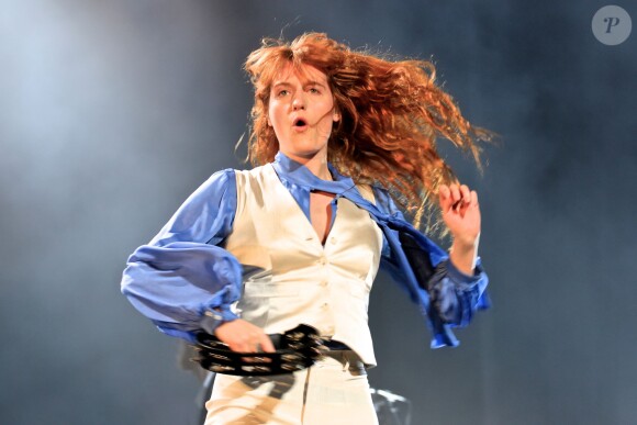 Florence and the Machine lors de son concert au Zénith à Paris le 22 décembre 2015.