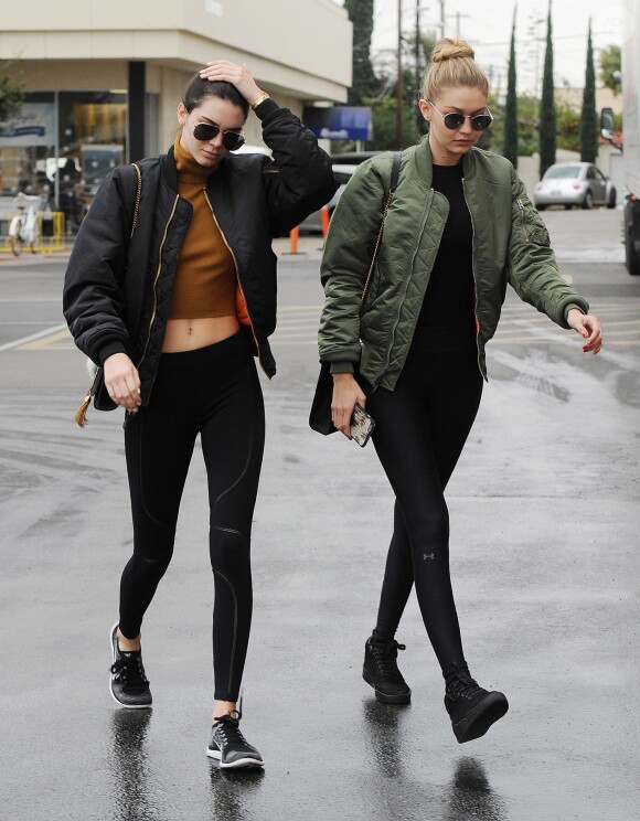 Kendall Jenner and Gigi Hadid out for some shopping in West Hollywood, Los Angeles, CA, USA on December 22, 2015. Photo by Life/Broadimage/ABACAPRESS.COM23/12/2015 - Los Angeles