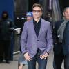 Robert Downey Jr. - Les acteurs du film "Avengers : L'ère d'Ultron" à leur arrivée dans les studios de Good Morning America à New York. Le 24 avril 2015