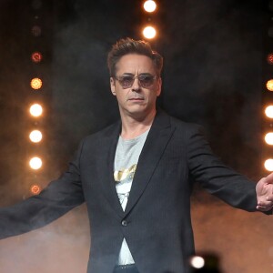 Robert Downey Jr. - Avant-première du film "The Avengers: Age of Ultron" à Londres, le 21 avril 2015.