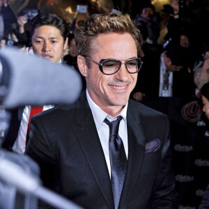Robert Downey JR en promotion pour la sortie du film " The Avengers 2 " à Séoul Le 17 avril 2015