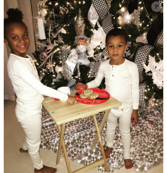 Trinity et Jackson ne laisseront aucun cookie ! Chris Bosh, star du Miami Heat, et sa femme Adrienne attendent en 2016 des jumeaux (garçons). Photo Instagram Adrienne Bosh.