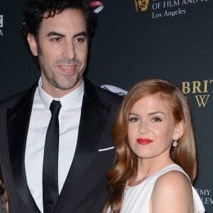 Sacha Baron Cohen et Isla Fisher lors des BAFTA LA Britannia Awards à Los Angeles, le 9 novembre 2013