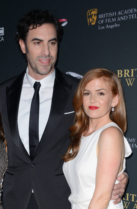 Sacha Baron Cohen et Isla Fisher lors des BAFTA LA Britannia Awards à Los Angeles, le 9 novembre 2013