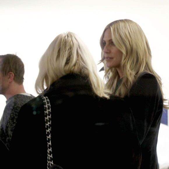 Heidi Klum - Vernissage de la galerie d'art de Vito Schnabel à Saint-Moritz en Suisse le 28 décembre 2015