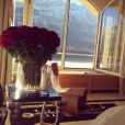 Heidi Klum se réveille en Suisse où elle a retrouvé son compagnon Vito Schnabel. Photo postée sur Instagram, le 28 décembre 2015.