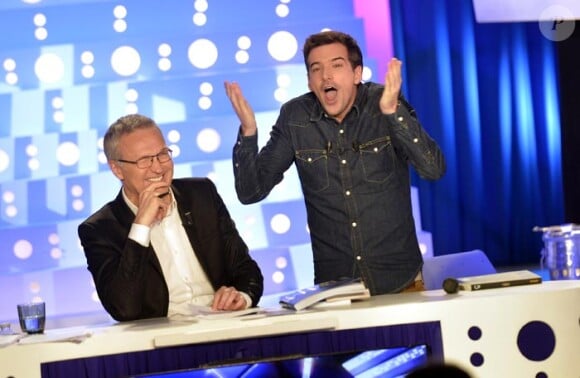 Exclusif : Marc-Antoine Lebret aux côtes de Laurent Ruquier à l'émission "On est pas couché" sur France 2