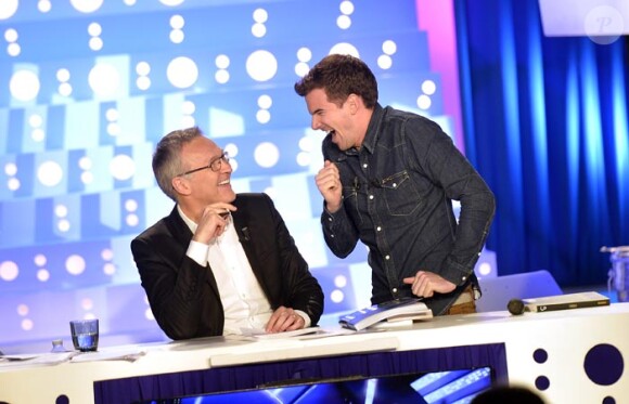 Exclusif : Marc-Antoine Lebret aux côtés de Laurent Ruqier dans l'émission " On est pas couché" sur France 2