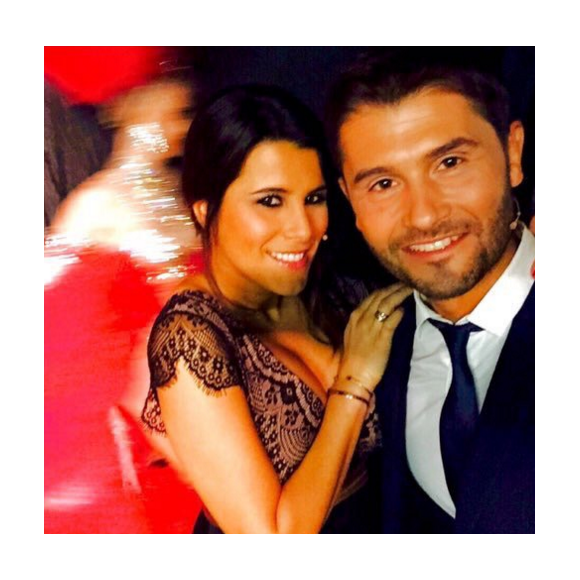 Karine Ferri poste des photos des coulisses du tournage de l'émission "Le 31 tout est permis avec Arthur". Décembre 2015.