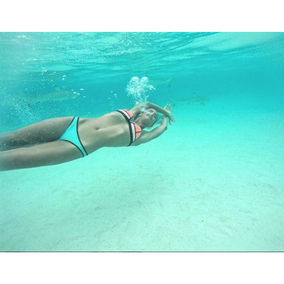Marine Lorphelin à Tahiti, le 31 décembre 2015.