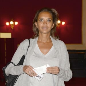 Karine Le Marchand - Générale de la pièce "Open Space" au théâtre de Paris le 11 mai 2015.