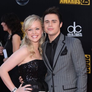 Kris et Katy Allen lors des American Music Awards à Los Angeles, le 22 novembre 2009