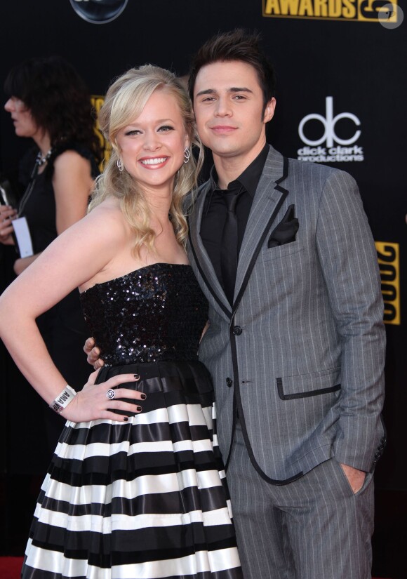 Kris et Katy Allen lors des American Music Awards à Los Angeles, le 22 novembre 2009