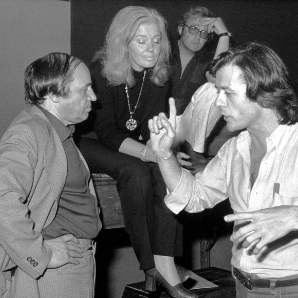 Pierre Boulez (à gauche) et Patrice Chéreau en pleine répétition en 1977.