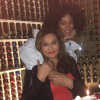 Tina Knowles et sa fille Solange au Del Frisco's Grille à Santa Monica. Photo publiée le 5 janvier 2015.