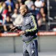 Premier entraînement de Zinedine Zidane en tant qu'entraîneur de l'équipe du Real Madrid, le 5 janvier 2016.