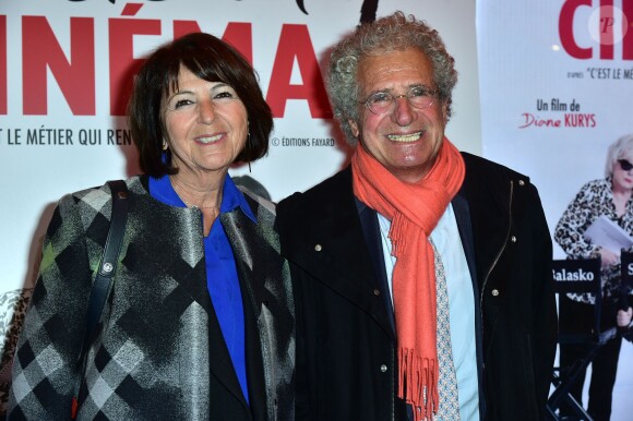 Laurent Dassault et sa femme Martine Dassault - Avant-première du film "Arrête ton cinéma !" au cinéma Publicis des Champs-Elysées à Paris le 6 janvier 2016. © Giancarlo Gorassini/Bestimage