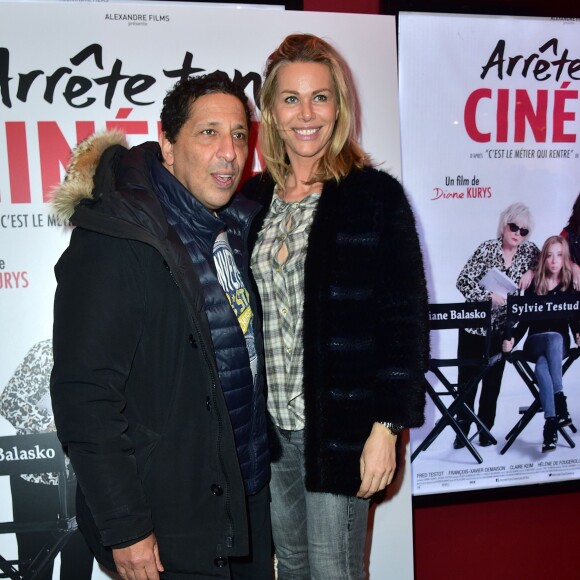 Smaïn et sa compagne Sid - Avant-première du film "Arrête ton cinéma!" au cinéma Publicis des Champs-Elysées à Paris le 6 janvier 2016. © Giancarlo Gorassini/Bestimage