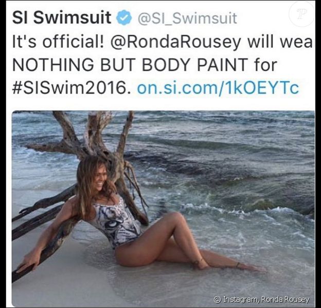 Ronda Rousey, la star du prochain Sports Illustrated Swimsuit