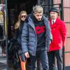 Zayn Malik et sa chérie Gigi Hadid quittent l'hotel Bowery à New York City le 8 janvier 2016.
