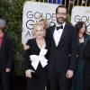 Patricia Arquette et son compagnon Eric White - 73e cérémonie annuelle des Golden Globe Awards à Beverly Hills, le 10 janvier 2016.
