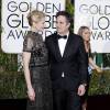 Mark Ruffalo et sa femme Sunrise Coigney - La 73ème cérémonie annuelle des Golden Globe Awards à Beverly Hills, le 10 janvier 2016.
