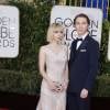 Paul Dano et sa compagne Zoe Kazan - La 73ème cérémonie annuelle des Golden Globe Awards à Beverly Hills, le 10 janvier 2016.