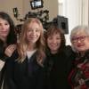 Diane Kurys, Josiane Balasko, Sylvie Testud, Zabou Breitman sur le tournage d'"Arrête ton cinéma", en salles le 13 janvier 2016.