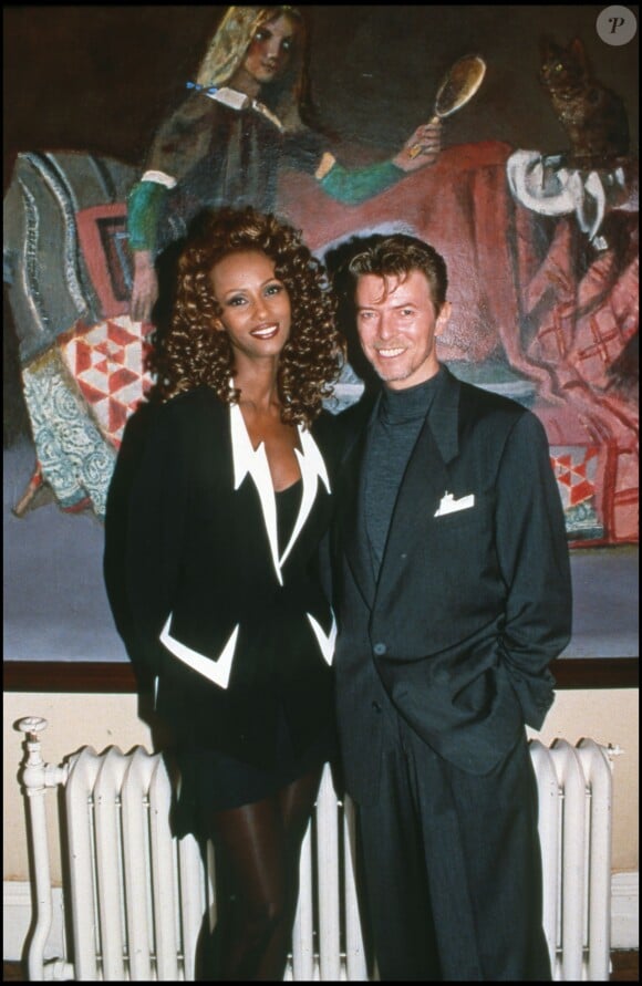 David Bowie et Iman en 1995