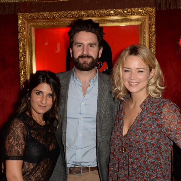 Exclusif - Grégoire Ludig entre Géraldine Nakache et Virginie Efira - After Show du film "Et ta soeur" au Raspoutine à Paris, le 14 décembre 2015. © Rachid Bellak/Bestimage