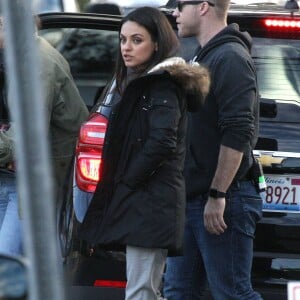 Mila Kunis à la Nouvelle-Orléans sur le tournage de "Bad Moms" le 11 janvier 2016