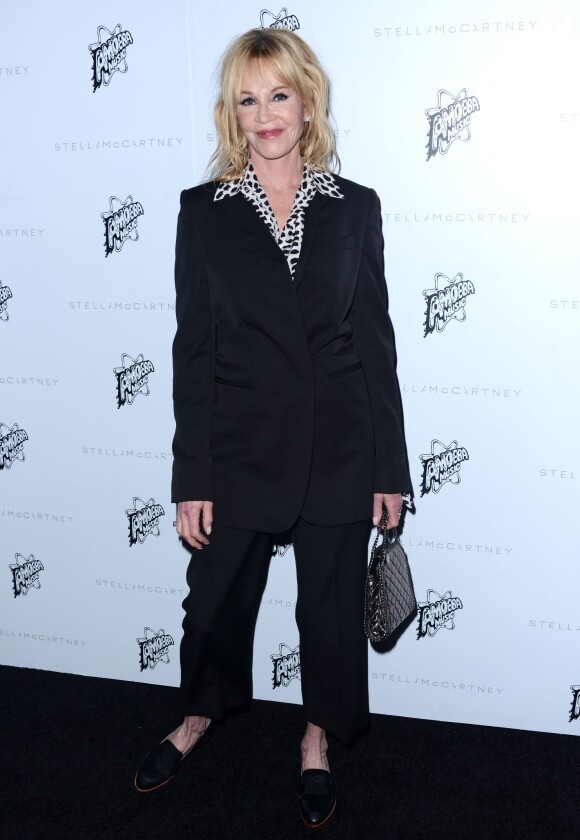 Melanie Griffith a assisté à la présentation Automne 2016 de Stella McCartney à Los Angeles, le 12 janvier 2016