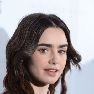 Lily Collins a assisté à la présentation Automne 2016 de Stella McCartney à Los Angeles, le 12 janvier 2016