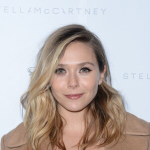 Elizabeth Olsen a assisté à la présentation Automne 2016 de Stella McCartney à Los Angeles, le 12 janvier 2016