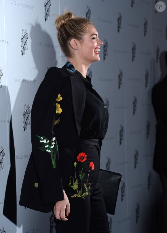 Kate Upton a assisté à la présentation Automne 2016 de Stella McCartney à Los Angeles, le 12 janvier 2016