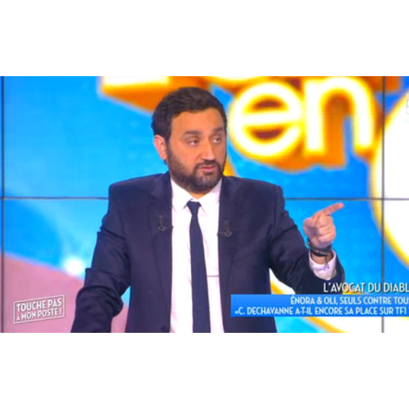 Cyril Hanouna dans Touche pas à mon poste sur D8, le mardi 12 janvier 2016.