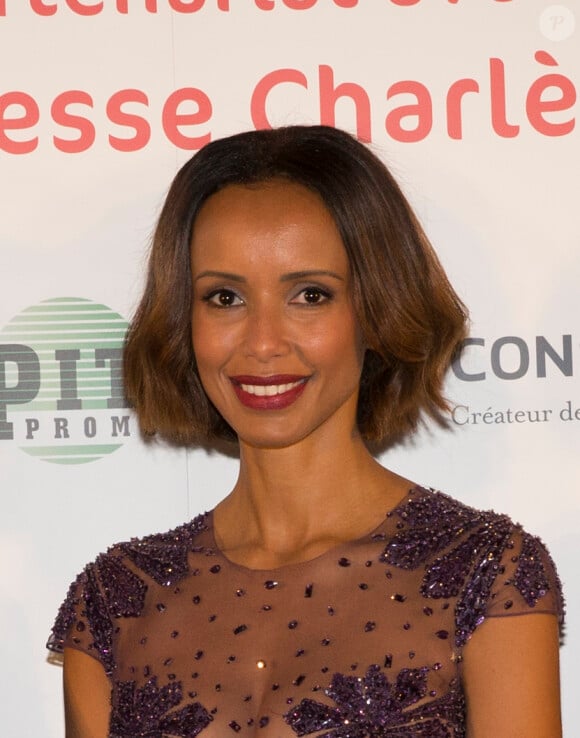 Exclusif - Sonia Rolland - Soirée de Gala "Africa on the Rock" de l'AMREF Flying Doctors en partenariat avec la Fondation Princesse Charlene de Monaco à l'hôtel de Paris, le 17 octobre 2015 à Monaco.