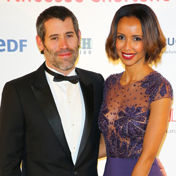 Exclusif - Jalil Lespert et sa compagne Sonia Rolland - Soirée de Gala "Africa on the Rock" de l'AMREF Flying Doctors en partenariat avec la Fondation Princesse Charlene de Monaco à l'hôtel de Paris, le 17 octobre 2015 à Monaco.