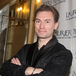 Fred Cauvin - Soirée des Lauriers TV Awards au Théâtre des Variétés à Paris, le 13 janvier 2016. © Denis Guigneboug/Bestimage